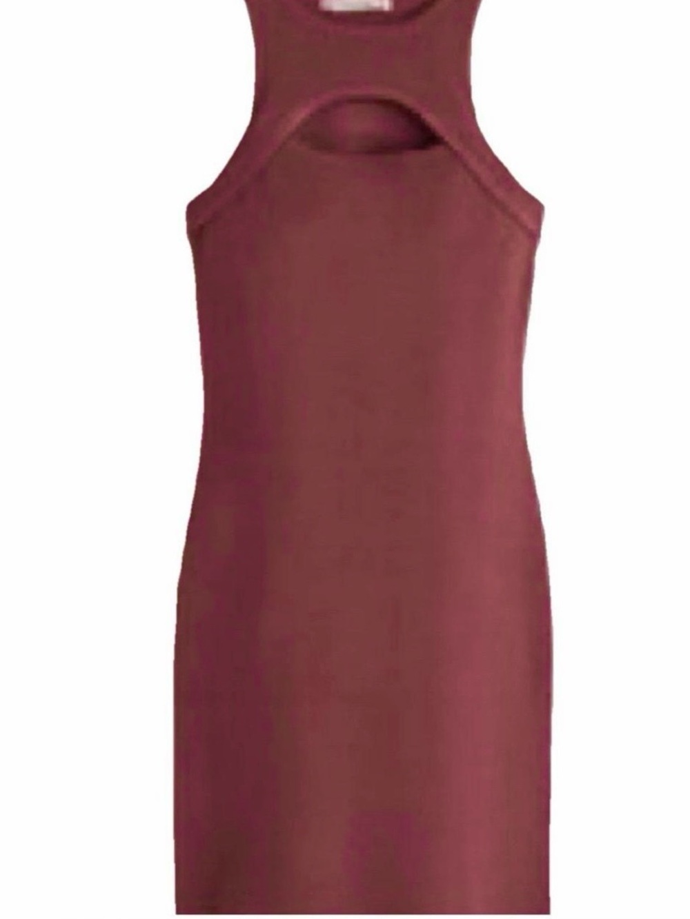 Abercrombie & Fitch Elevated Scuba Knit Ribbed Mini Bodycon Dress Size Medium
